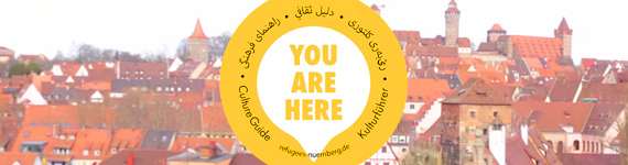 Logo des "Refuges, You Are Here"