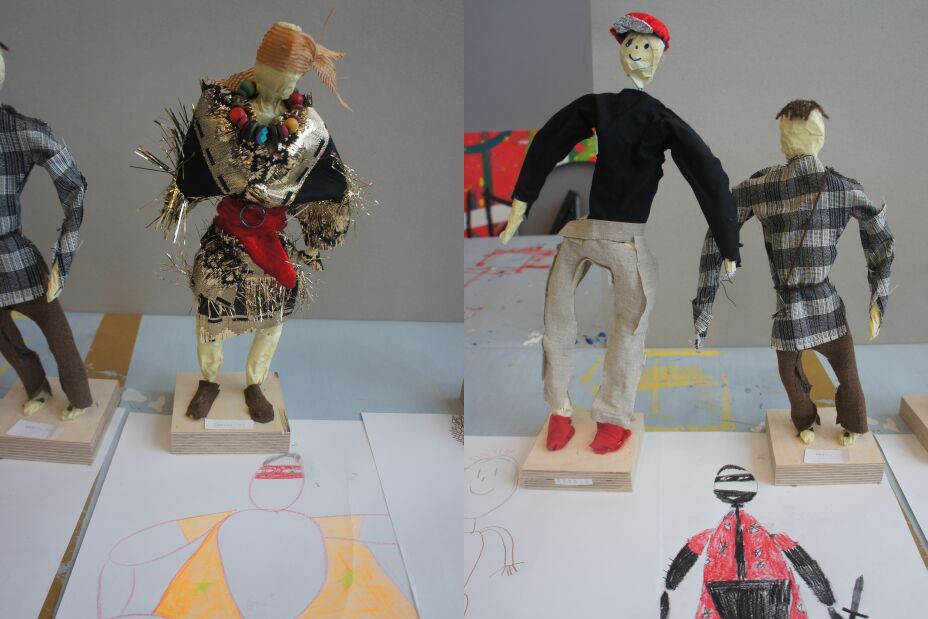 Bild © KinderKunstRaum / Stadt Nürnberg Kreativklasse Figuren, Bild © KinderKunstRaum / Stadt Nürnberg