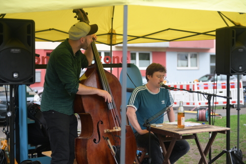 Szenische Lesung mit musikalischer Begleitung © Oleksandra Shyshlakova
