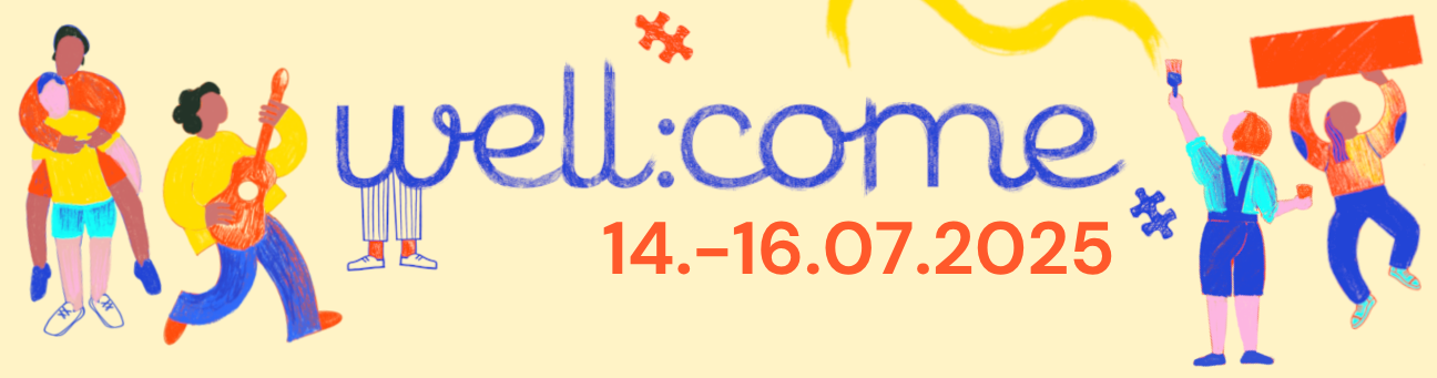 well:come 2025 Banner, Bild © Katharina Alesik / Stadt Nürnberg