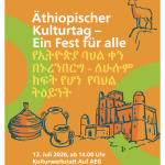 Äthiopischer Kulturtag mit Wahrzeichen des landes