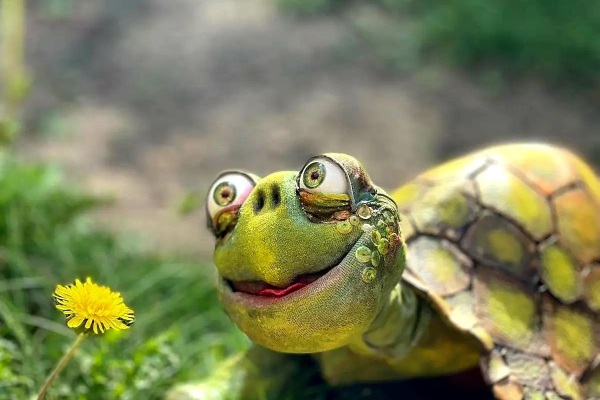 Die kleine Schildkröte hat Geburstag - Kindertheater vom TheaterDERenDINGEn am 11. Januar um 15 Uhr im Kulturladen Loni-Übler-Haus