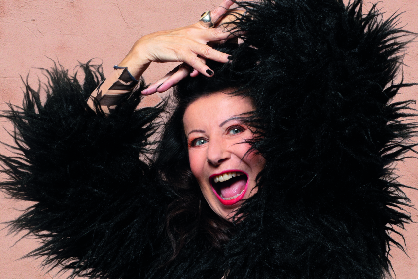 Patrizia Moresco am 6. Februar 2027 im Kulturladen Loni-Übler-Haus in Nürnberg, im Rahmen des Frauenkabaretts 2027.