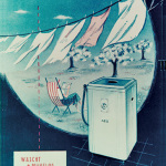 AEG 1957 Waschmaschinenwerbung