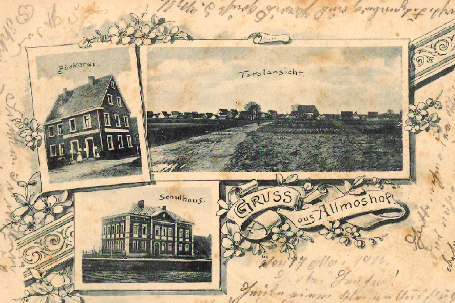 Almoshof Postkarte, Bild © Stadtarchiv Nürnberg