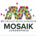 Mozaik Jugendpreis Logo mit Vielfalt gegen Rassismus