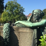 Statue auf dem Petersfriedhof