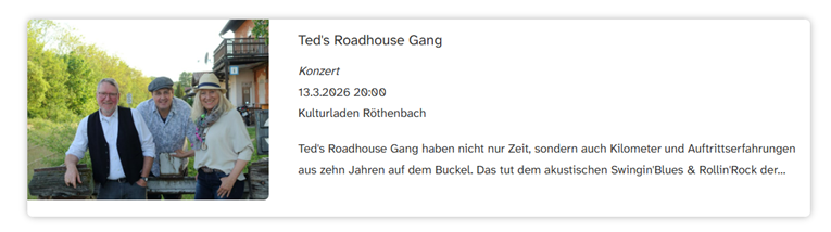 Eine einzelne Veranstaltung im Veranstaltungs·kalender von KUF., Bild © Stadt Nürnberg