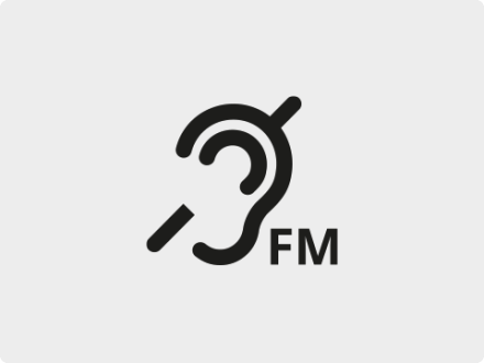 Das Bild zeigt das Symbol für: FM-Anlage.
