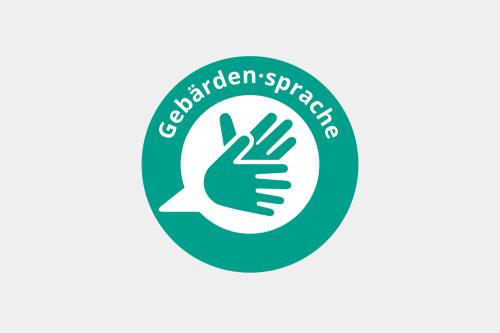 Das städtische Label für Deutsche Gebärdensprache.