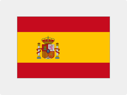 Das Bild zeigt die Flagge von dem Land Spanien.