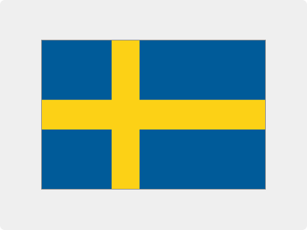 Das Bild zeigt die Flagge von dem Land Schweden.