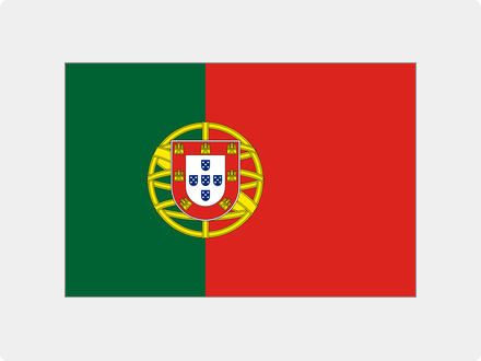 Das Bild zeigt die Flagge von dem Land Portugal.