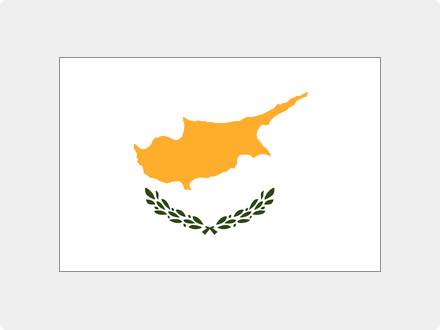 Das Bild zeigt die Flagge von dem Land Zypern.
