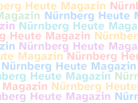 Auf einem weißen Hintergrund steht in vielen verschiedenen Farben: Nürnberg Heute Magazin., Bild © Stadt Nürnberg