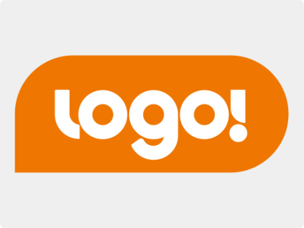 Das Bild zeigt das Logo von der Fernseh·sendung: logo!
