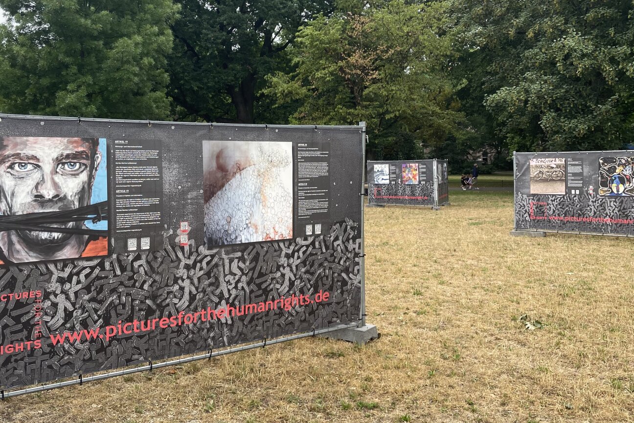 Ausstellung Pictures for the Human Rights im Stadtpark