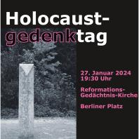 (Stadt Nürnberg) Flyer Holocaustgedenktag 2024