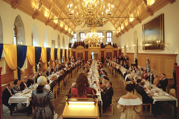 Friedensmahl 1999 im Historischen Rathaussaal Nürnberg