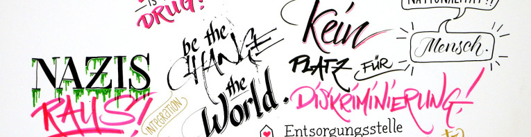 Handlettering von Hannah Rabenstein zum Thema Rassismus