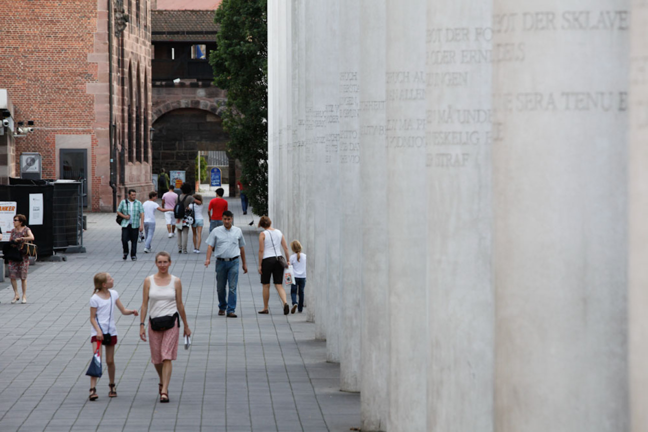 Bild © Lothar Mantel all rights reserved Straße der Menschenrechte in Nürnberg, Bild © Lothar Mantel all rights reserved
