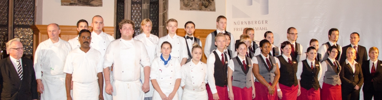 Cateringteam des Nürnberger Friedensmahls 2012, Bild © Rick Paschold