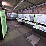 Blick in den Ausstellungsbereich zur Frage "Warum Nürnberg?".