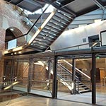 Das neue Foyer im ersten Stock des Dokumentationszentrums.