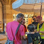 Der Marktplatz "Spiel schafft Wissen!" im Haus des Spiels.