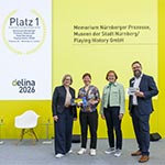 Übergabe des delina Awards.