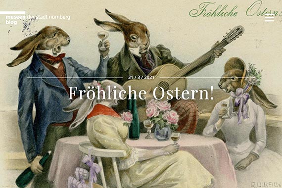 Screenshot des Museenblogs.