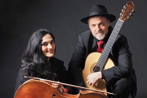 Das Duo Ariana Burstein und Roberto Legnani.