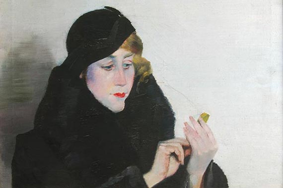 Conrad Felixmüller: Damenbildnis, 1932.