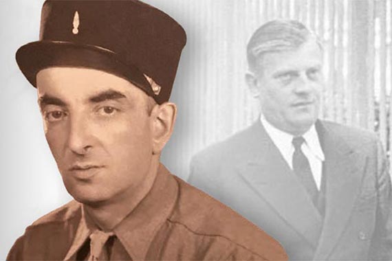 Richard Eisack und Otto Abetz.