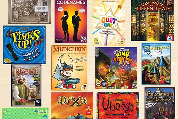 Die Titelbilder der besprochenen Spiele.