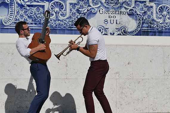 Gabriel Selvage und Gileno Santana.