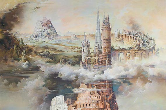 Horst Haitzinger: Der Turmbau zu Babel 2.0, 2010.