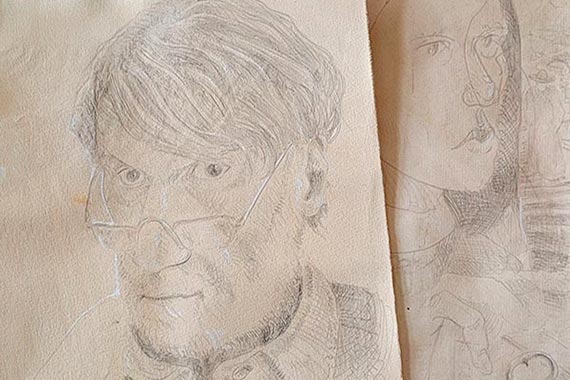 Ihr Gespür für Charakterköpfe verbindet Dürer, Prechtl und Bianconi.