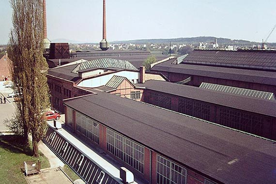 Das Tafelgelände im Jahr 1975.