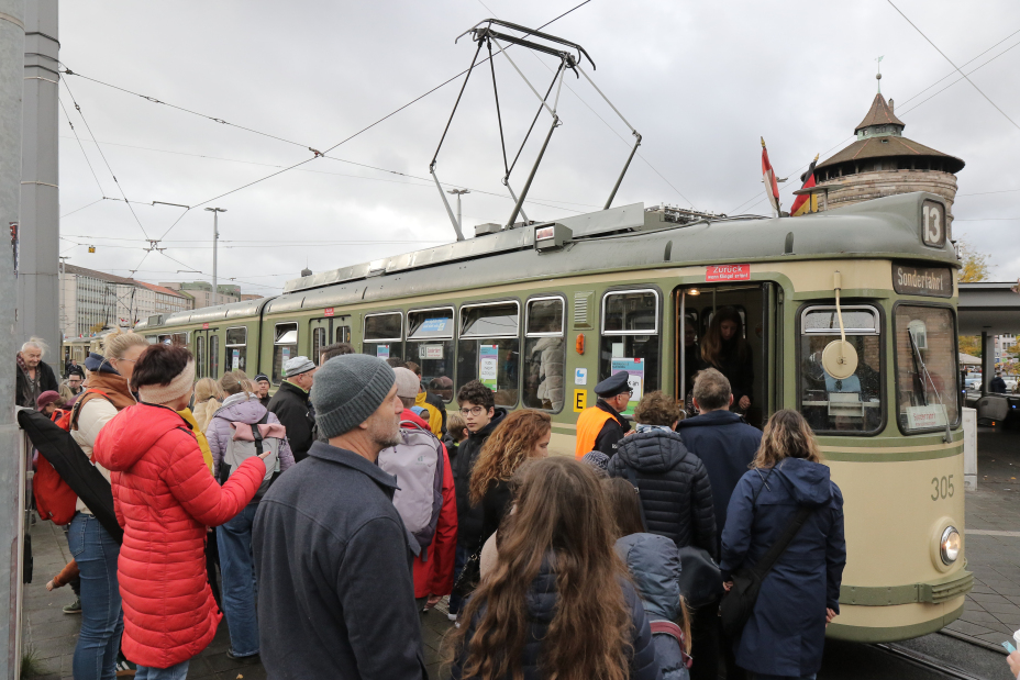 Musik in der Stadt - historische Straßenbahn, Bild © Silja Eisenweger / VBSM
