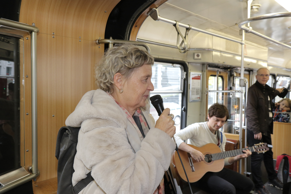 Historische Straßenbahn, Bild © Silja Eisenweger / VBSM