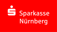 Logo Sparkasse, weiße Schrift auf rotem Grund