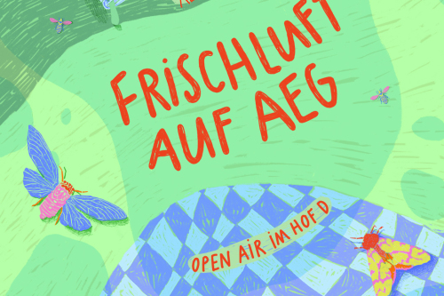 Picknickdecke, Falter, grüner Rasen