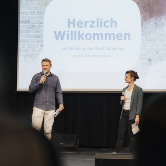 ( Bild: Giulia Iannicelli / Stadt Nürnberg ) FSJ-Empfang 2025 auf AEG