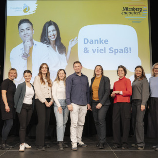 ( Bild: Giulia Iannicelli / Stadt Nürnberg ) FSJ-Empfang 2025 auf AEG