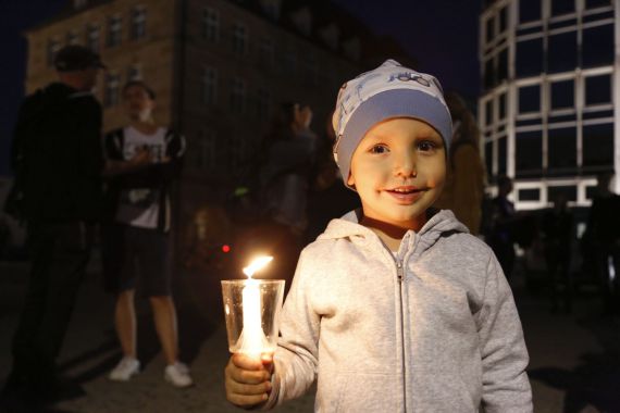 Nürnberg leuchtet für Demokratie 2019