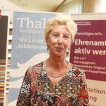 Beraterin der Freiwilligen-Info im Thalia Buchhaus in der Nürnberger Innenstadt