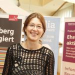 Beraterin der Freiwilligen-Info im Thalia Buchhaus in der Nürnberger Innenstadt