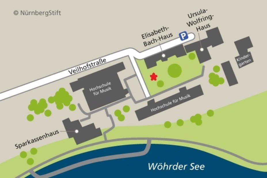 Lageplan Sebastianspital, Bild © NürnbergStift