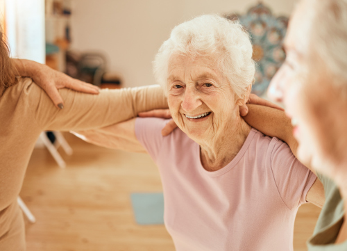 Seniorin beim Sport